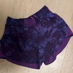 lululemon athletica Dark Purple Athletic Shorts